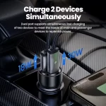 Cargador de Auto Toocki USB C 48W Compatible con PD QC 3.0 - Imagen 4