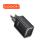 Cargador Toocki 65W GaN USB-C y USB-A de carga rápida