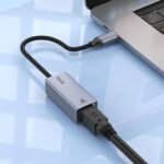 Adaptador Hoco UA37 USB-C a Ethernet RJ45 Conexión estable - Imagen 3