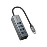 Hub USB-C 4 en 1 Hoco HB1C: 4 Puertos USB de Alta Velocidad