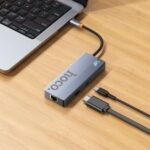 Hub Adaptador 6 en 1 Hoco HB51: HDMI 4K, RJ45 y PD - Imagen 3