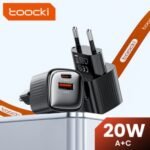 Cargador 20W Toocki Dual USB C + USB A Carga Rápida - Imagen 2
