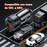 Cargador de Auto 50W Toocki TQ-CC25 Dual USB C + USB A - Imagen 6