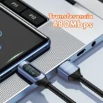 Cable USB A a Tipo C 66W Toocki 6A 1m Trenzado - Imagen 4