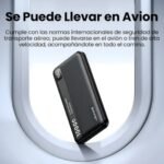 Power Bank Usams 10000mAh 22.5W Pantalla Digital CD263 - Imagen 4
