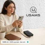 Power Bank Usams 10000mAh 22.5W Pantalla Digital CD263 - Imagen 7